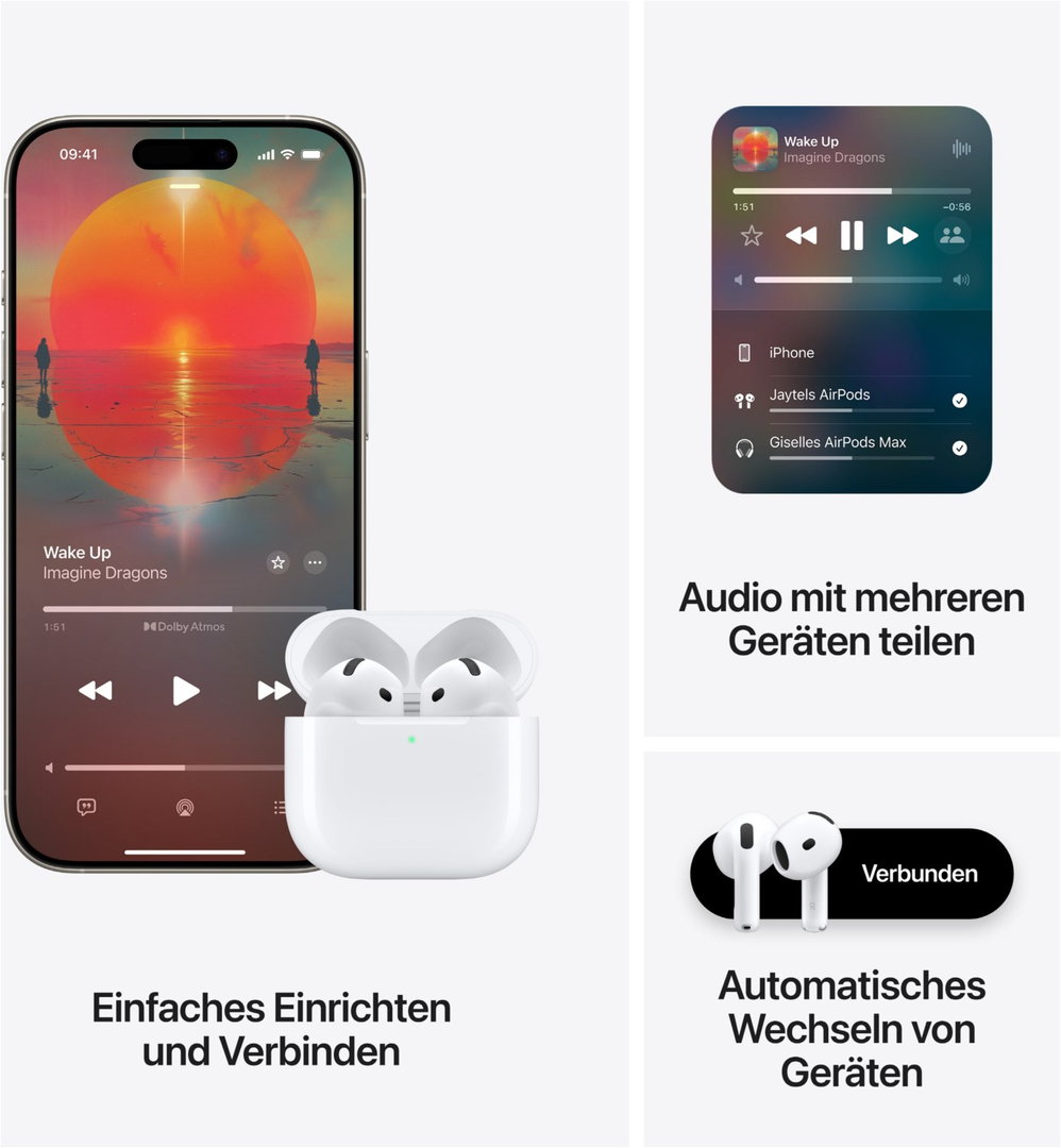 AirPods 4 wei&szlig;