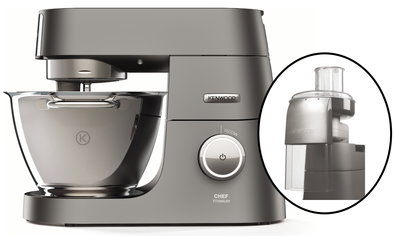 SET KVC7300S Chef Titanium + AT340 Gem&uuml;seschneider