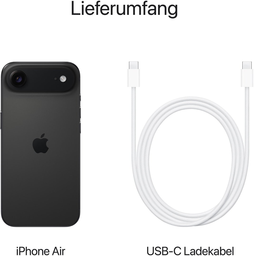 iPhone Air (256GB) space schwarz