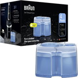 Braun Nachf&uuml;llkartuschen (4er-Pack) f&uuml;r Rasierer-Reinigungsstation