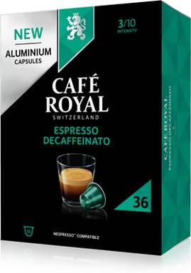 Produktabbildung Caf&eacute; Royal 10173073 Espresso Decaffeinato XL Box 36 Kap