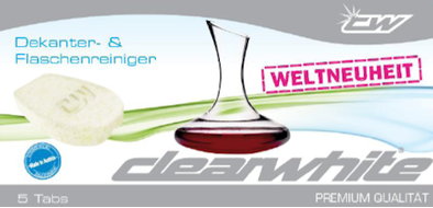 Produktabbildung Clearwhite Dekanter- u. Flaschenreiniger C035057