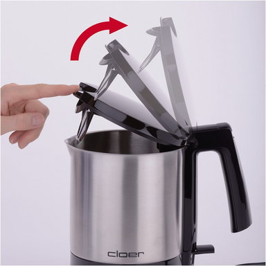 4700 Wasserkocher schwarz/edelstahl