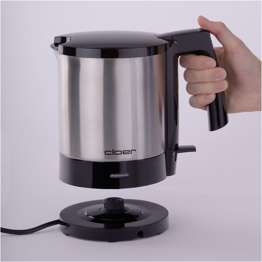 4700 Wasserkocher schwarz/edelstahl