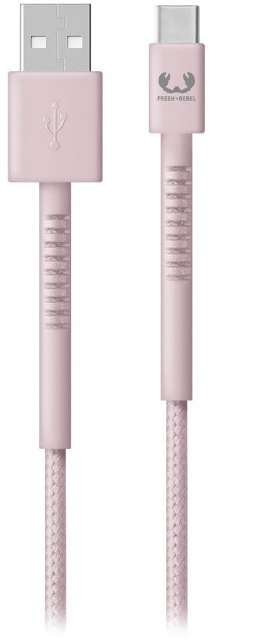 Fabriq USB > USB-C Kabel (2m) smokey pink