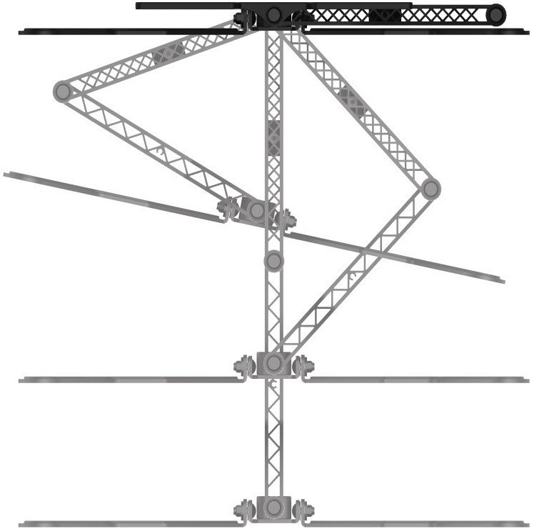118060 Fullmotion Ultraslimm 32" - 65" schwarz