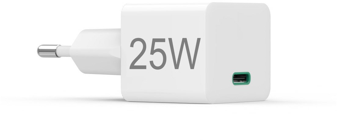 201652 Mini-Schnellladeger&auml;t USB-C (25W) wei&szlig;
