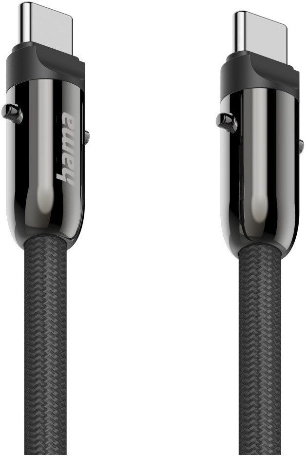 2in1 USB-C-Kabel/Handyband (1,2m) schwarz