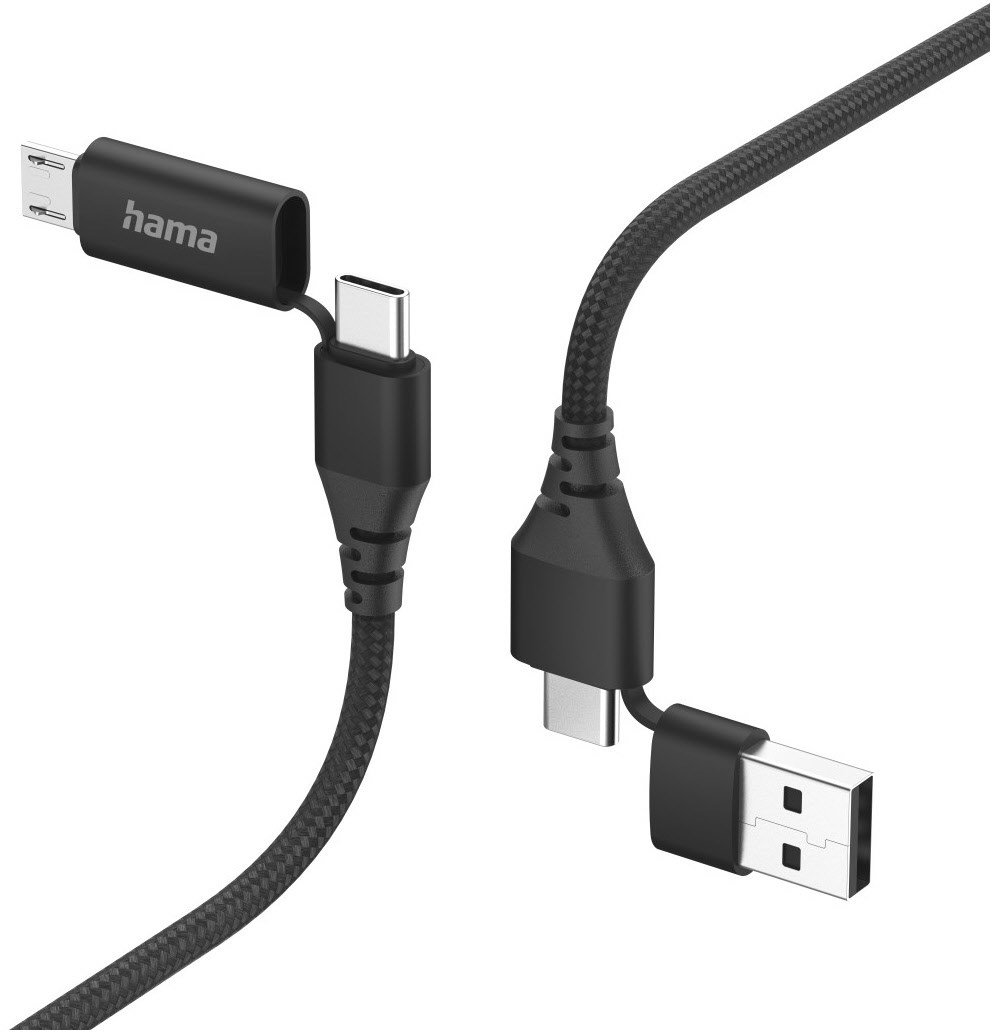 4in1 Multi-Ladekabel (1,5m) schwarz