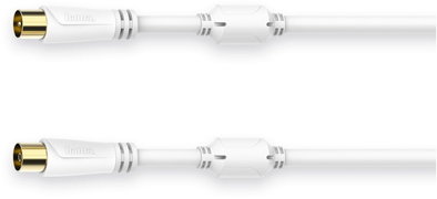 Antennen-Kabel 100 dB (1,5m) wei&szlig;