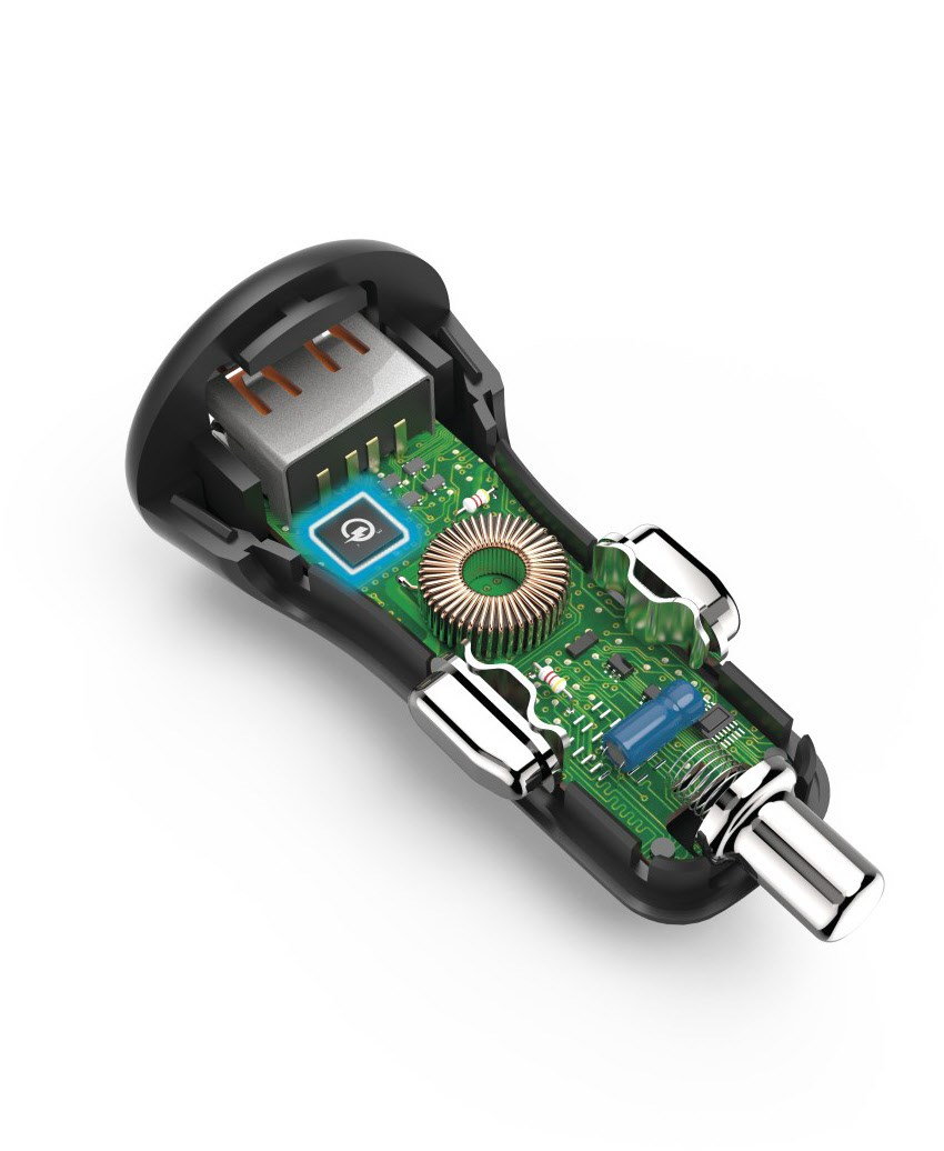 Auto-Schnellladeger&auml;t USB-A (19,5W) schwarz