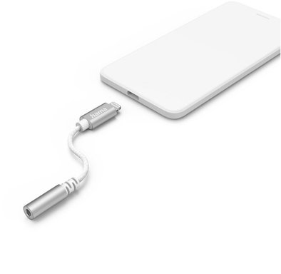 Aux-Adapter wei&szlig;