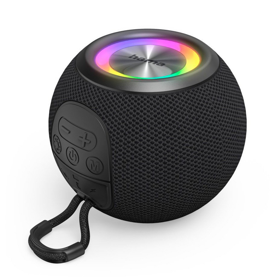 Ball Shape Speaker schwarz