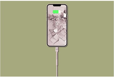 Fabriq USB > Lightning Kabel (2m) smokey pink