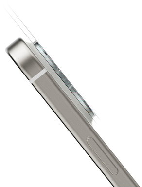 Kameraschutz Cam Protect f&uuml;r iPhone 15 Pro/15 Pro Max transparent