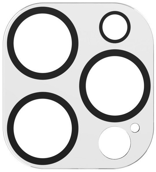 Kameraschutz Cam Protect f&uuml;r iPhone 15 Pro/15 Pro Max transparent