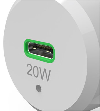 Kfz-Ladeset Lightning PD (20W) wei&szlig;
