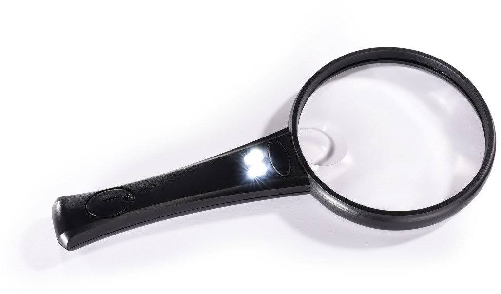 LED-Leselupe Basic 90 LED schwarz