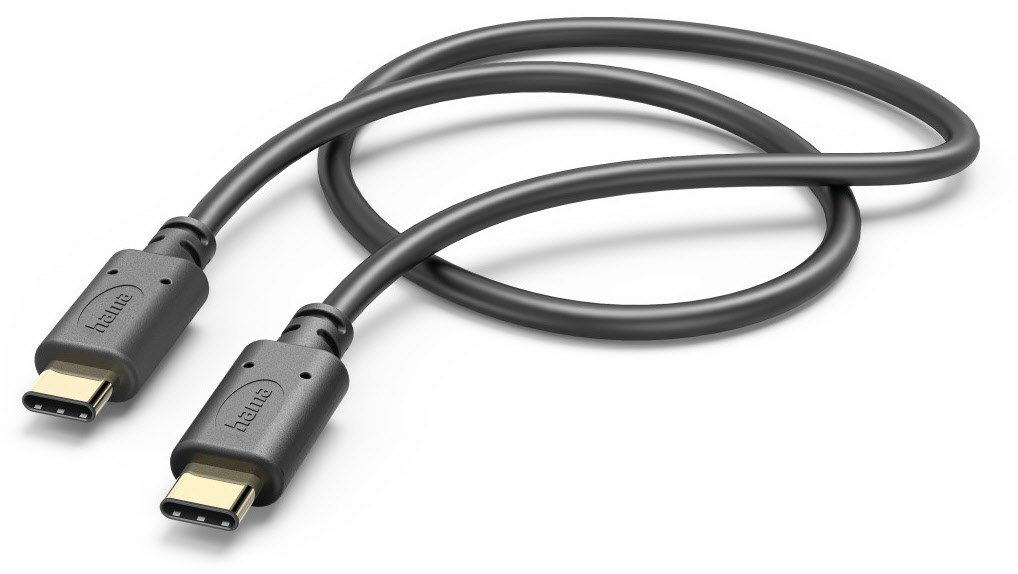 Ladekabel USB-C>USB-C (1m) schwarz