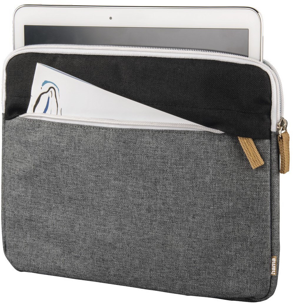 Laptop-Sleeve Florenz grau/schwarz
