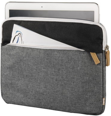 Laptop-Sleeve Florenz grau/schwarz