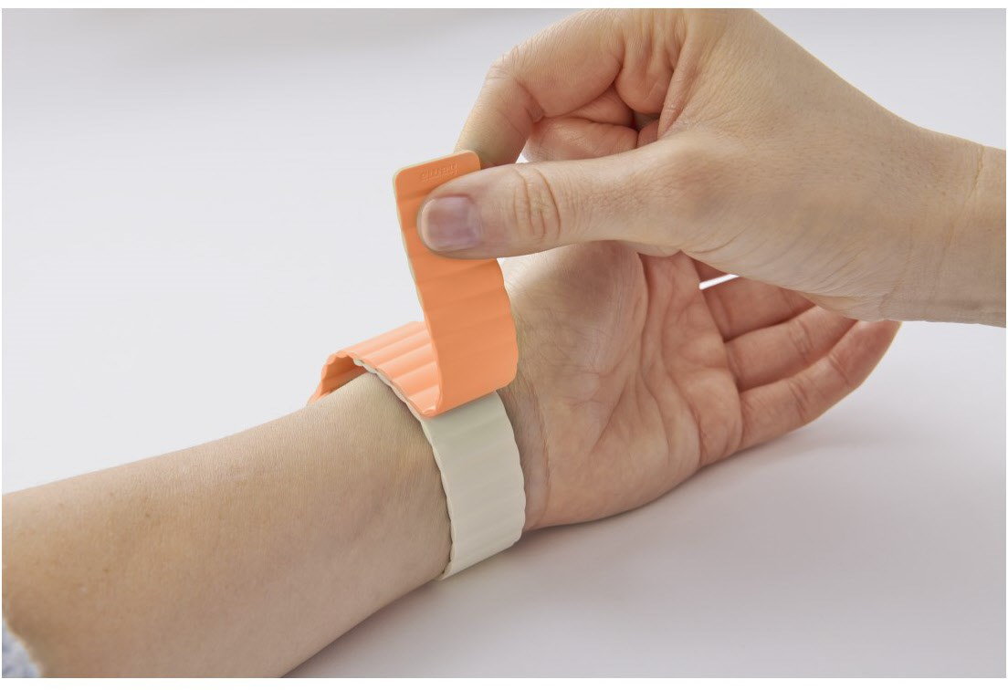 Magnetarmband Fantastic Feel f&uuml;r Apple Watch 38/40/41mm orange/beige