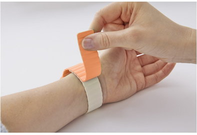 Magnetarmband Fantastic Feel f&uuml;r Apple Watch 38/40/41mm orange/beige
