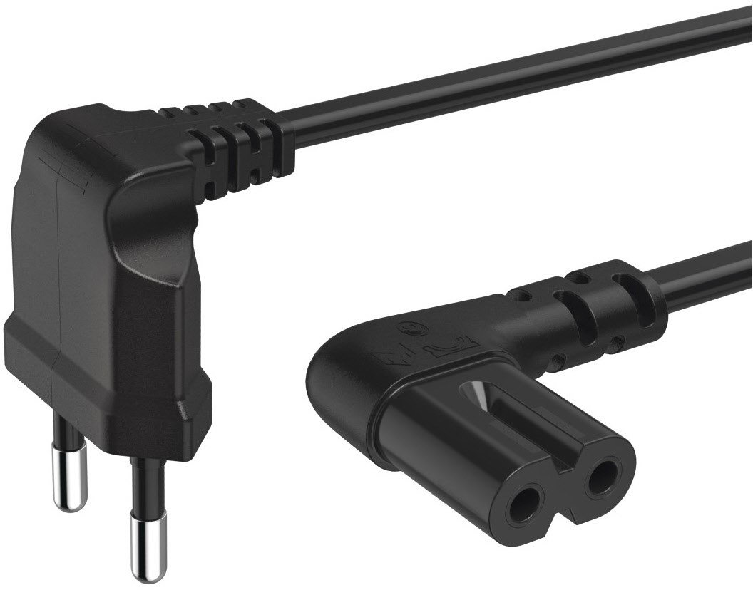 Netzkabel mit Eurostecker (3m) schwarz
