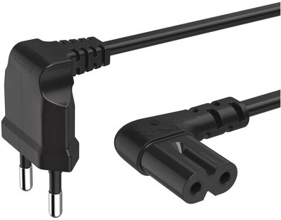 Netzkabel mit Eurostecker (3m) schwarz