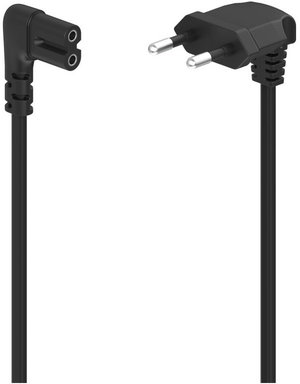 Netzkabel mit Eurostecker (3m) schwarz