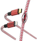 Hama Reflective USB-C > Lightning (1,5m) rot