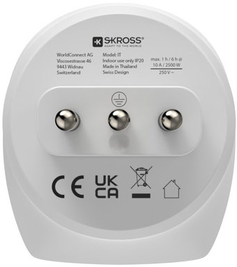 Reiseadapter (IT) wei&szlig;