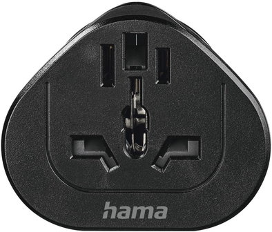 Reiseadapter (Welt>Europa) schwarz