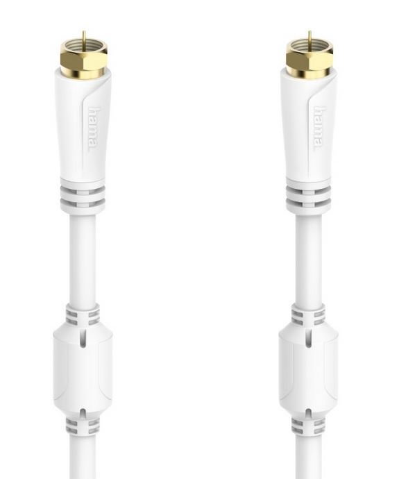 SAT-Anschlusskabel 100 dB (10m) wei&szlig;