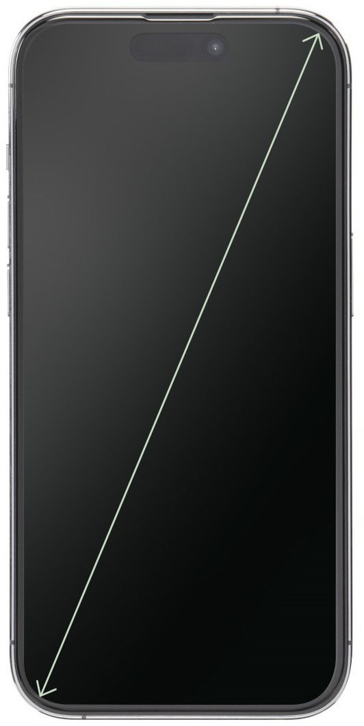 Schutzglas Extreme Protect f&uuml;r iPhone 15 Pro transparent