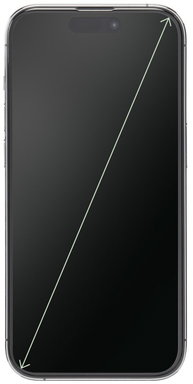 Schutzglas Extreme Protect f&uuml;r iPhone 15 Pro transparent