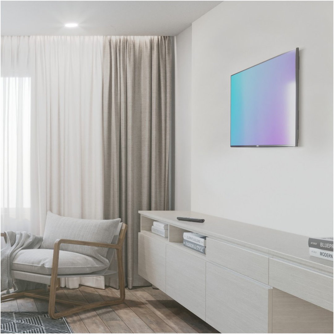 TV-Wandhalterung 165 cm (65") schwarz