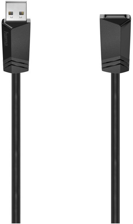 USB 2.0 Verl&auml;ngerungskabel (0,75m) schwarz