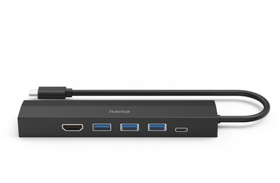 USB-C-Hub 6 Ports schwarz