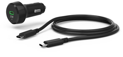 USB-C Kfz-Ladeset (25W) schwarz