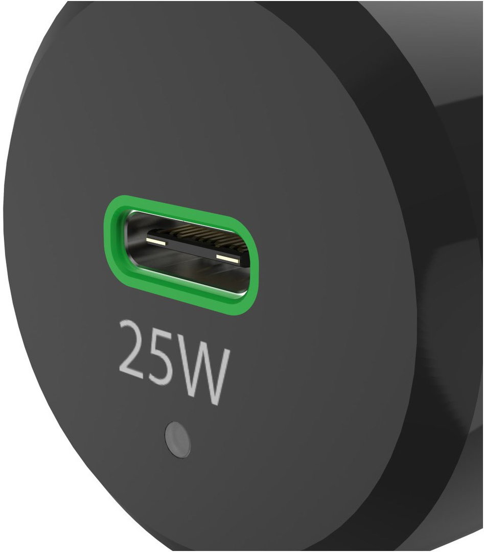 USB-C Kfz-Ladeset (25W) schwarz