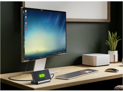 USB-C-Multiport-Adapter 7 Ports grau