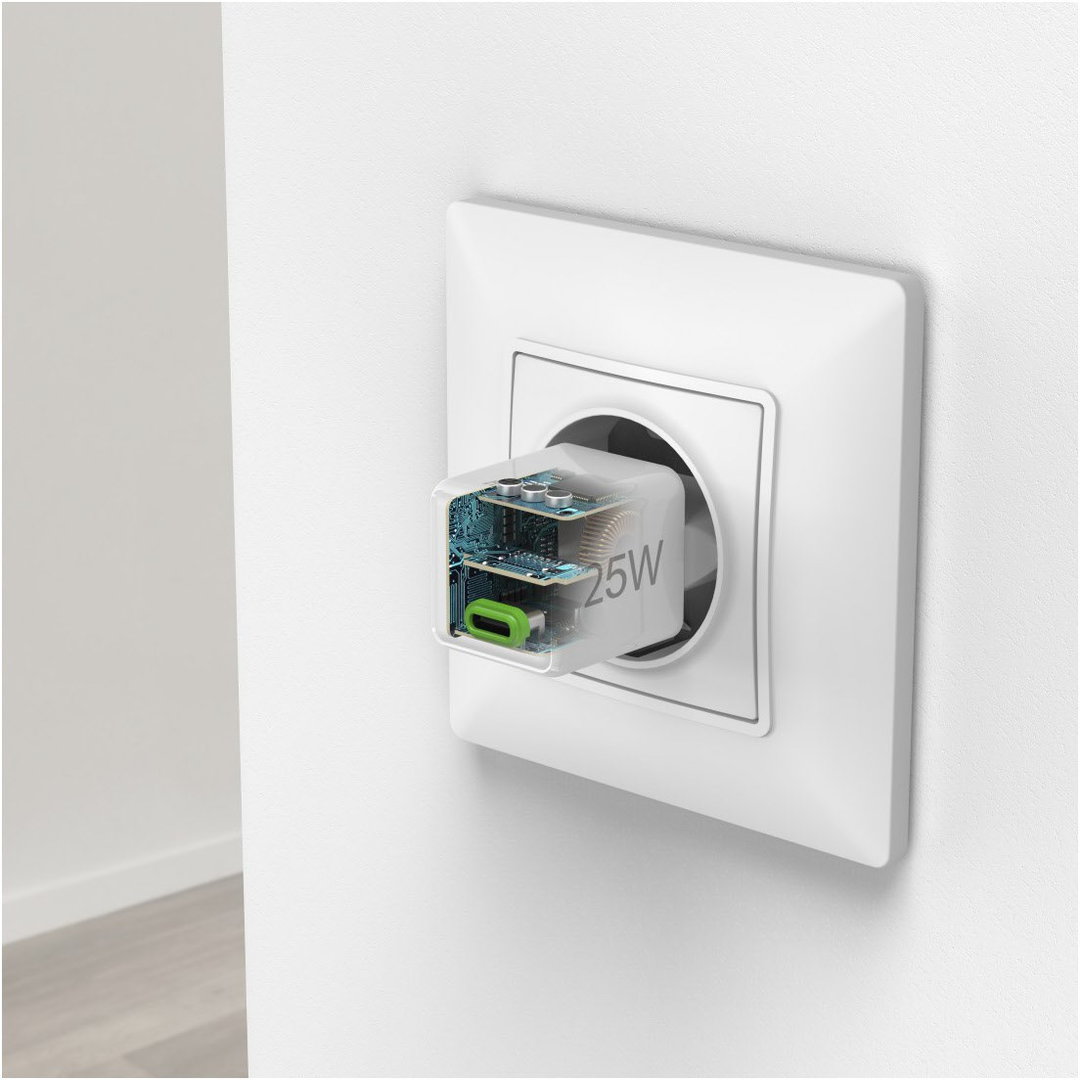 USB Type-C Schnellladeger&auml;t (25W) wei&szlig;