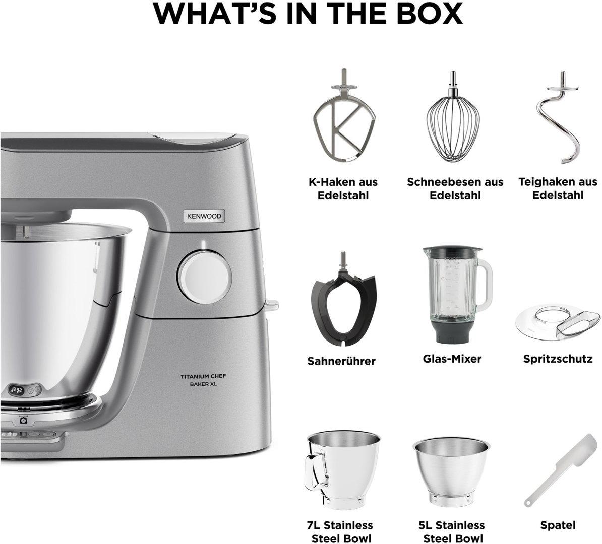 KVL85.124SI Titanium Chef Baker XL silber