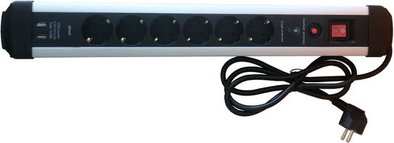 Produktabbildung Nabo SL 3652 6-fach Steckdosenleiste