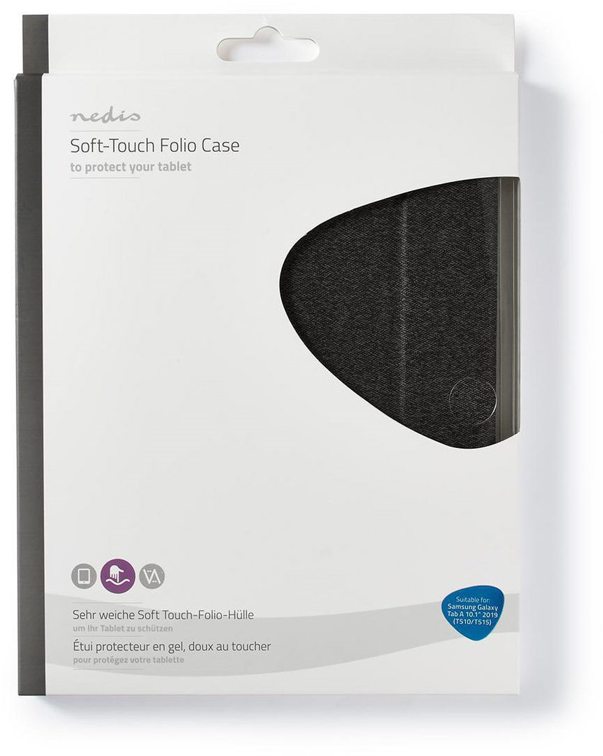 TCVR10001GY Folio-H&uuml;lle grau/schwarz