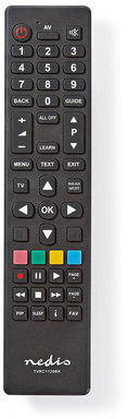 Produktabbildung Nedis TVRC1120BK Ersatzfernbedienung schwarz