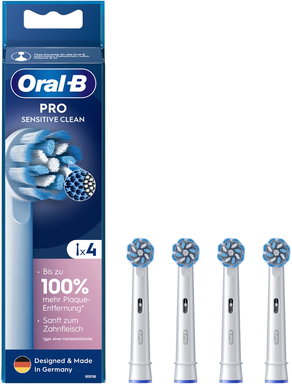 Aufsteckb&uuml;rsten Pro Sensitive Clean (4 Stk.) wei&szlig;
