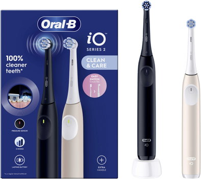iO Series 2 mit 2. Handst&uuml;ck night black/calm pink