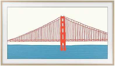 Produktabbildung Samsung Austauschbarer Rahmen teak